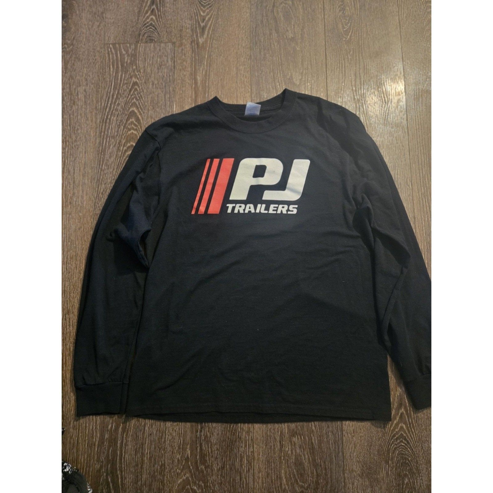 LRG Black Long Sleeve PJ Trailers Graphic T-Shirt Size Large