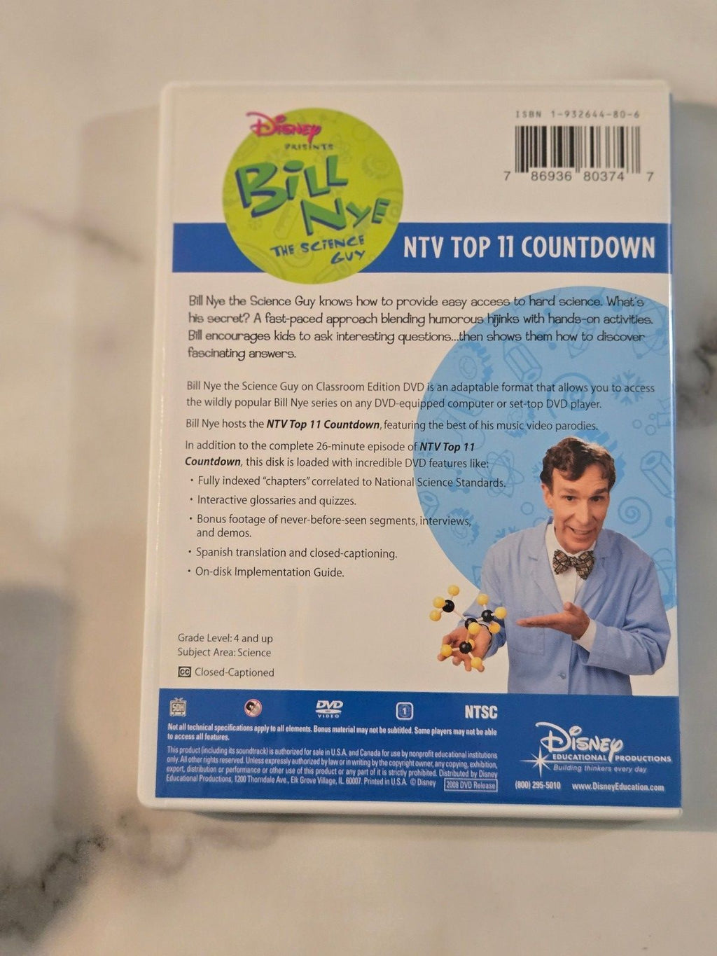Disney Bill Nye Science Guy NTV Top 11 Countdown DVD