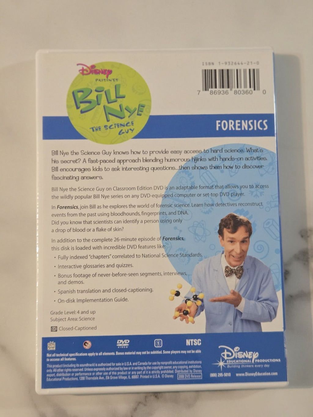 Disney Bill Nye the Science Guy DVD Forests