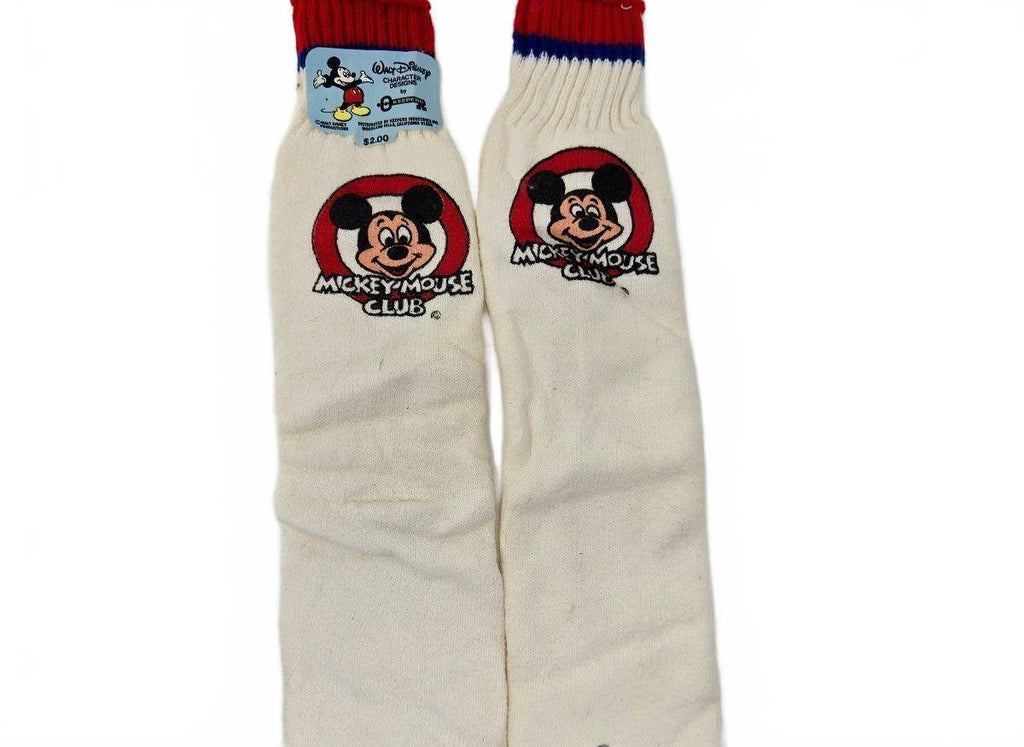 Vintage 1960s/1970s Mickey Mouse Club Kids Tube Socks